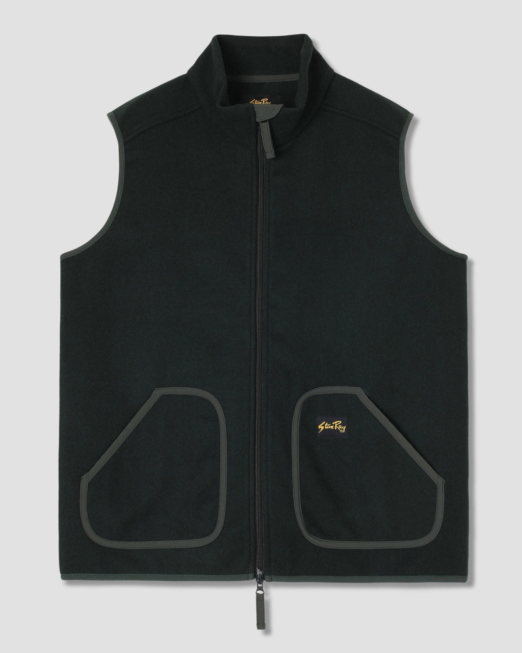 Wool Fleece Vest - Botanical Green