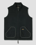 Wool Fleece Vest - Botanical Green