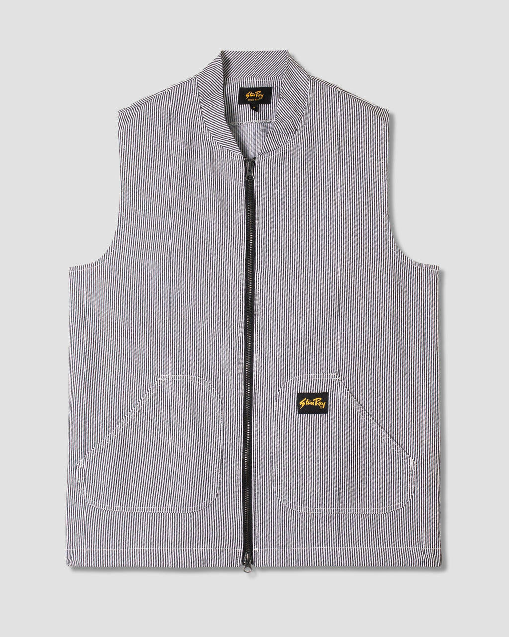 Work Vest - Aged Hickory Stripe