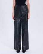 Pantalon Priscille noir en cuir_2