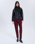 Trousers Piel garnet_1
