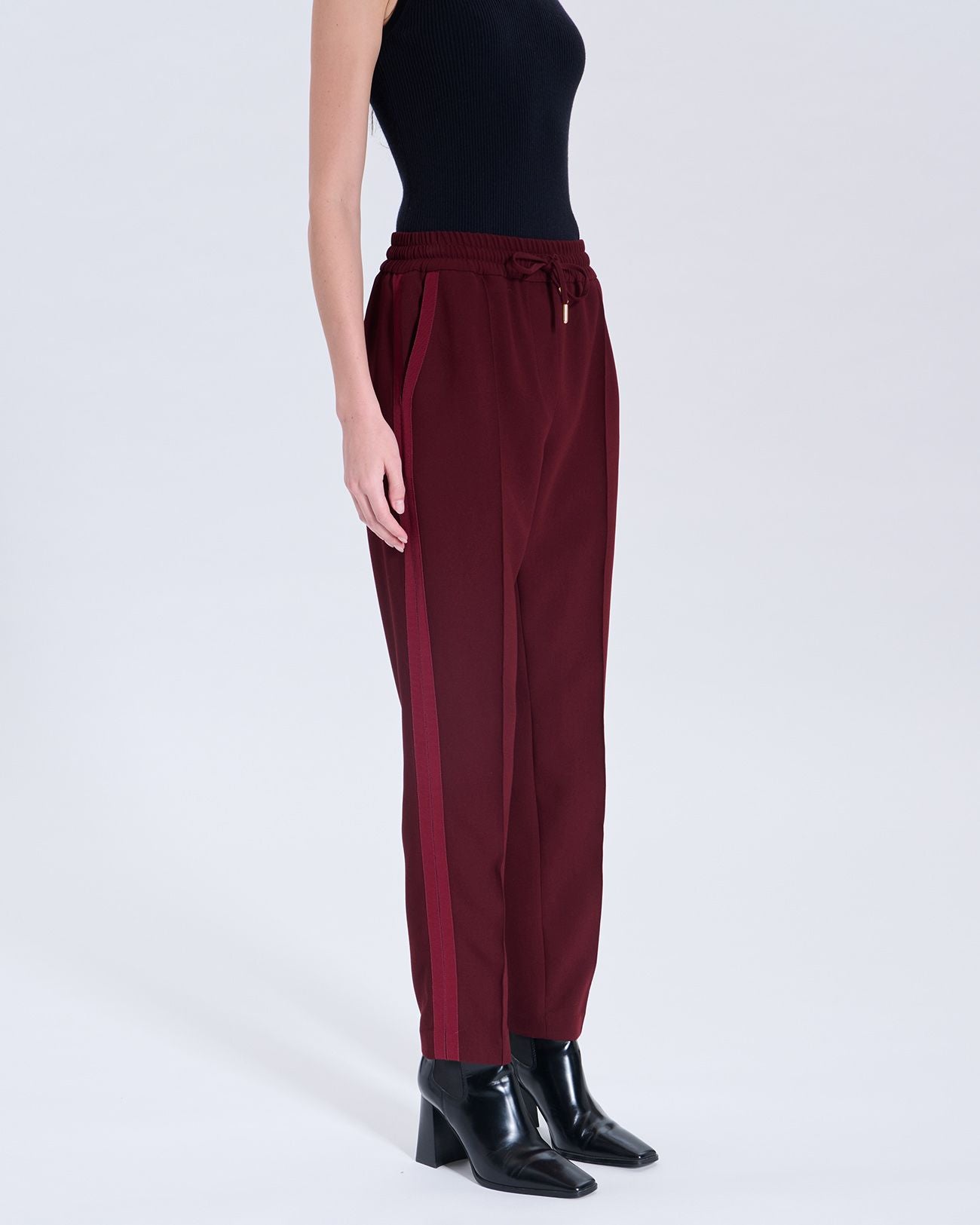 Trousers Piel garnet_2