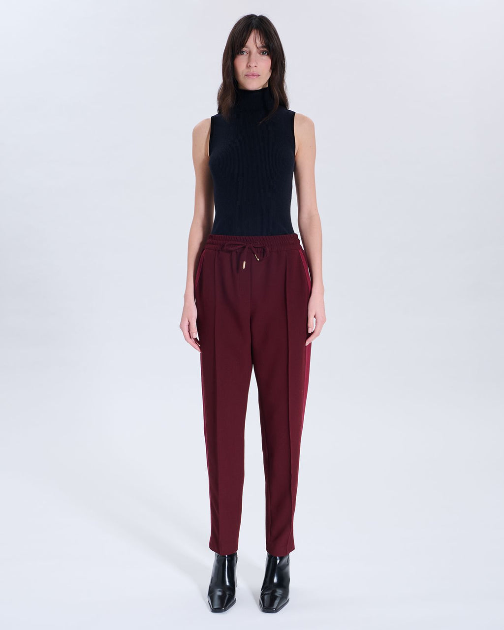 Trousers Piel garnet_4