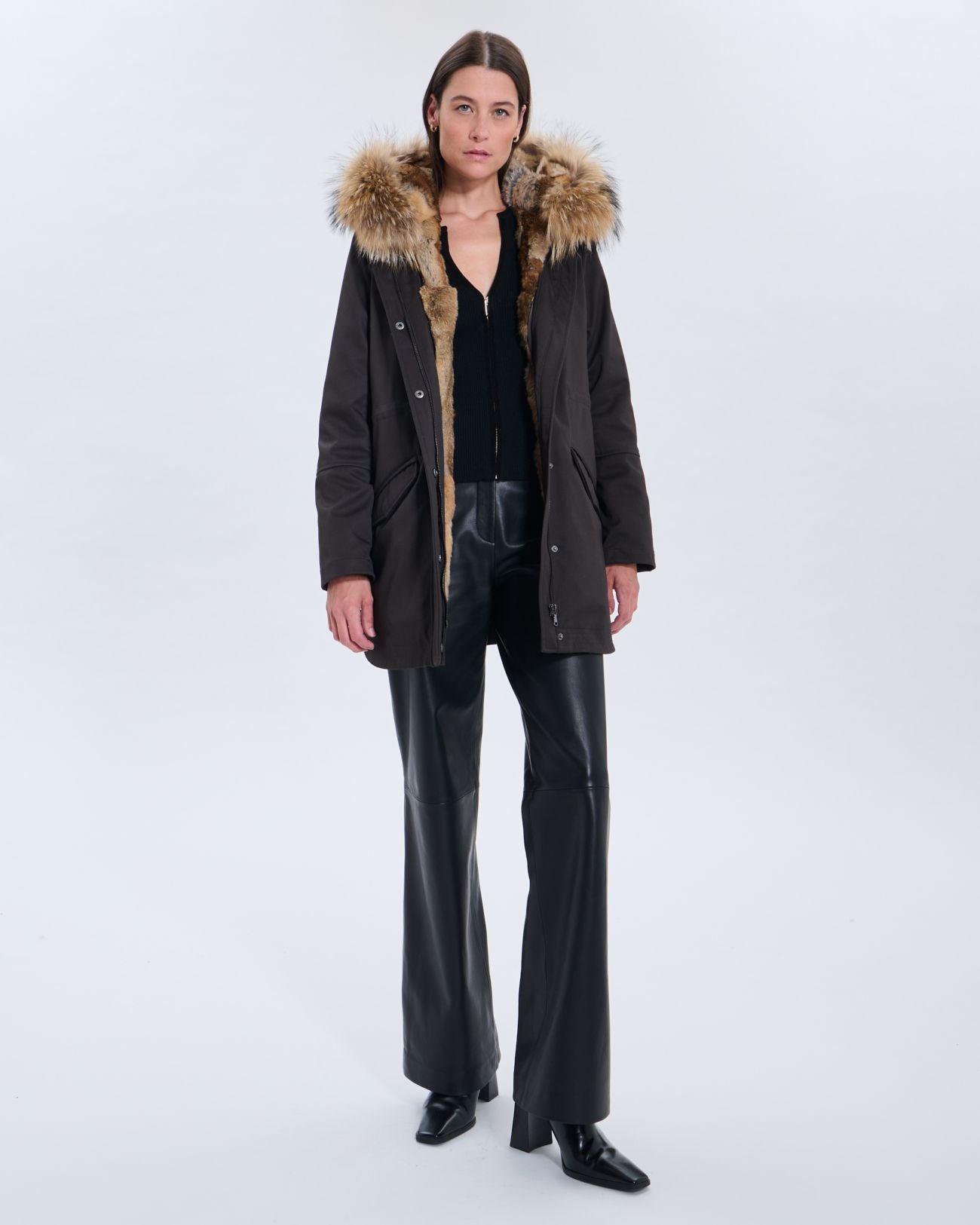 Piria chocolate parka_1