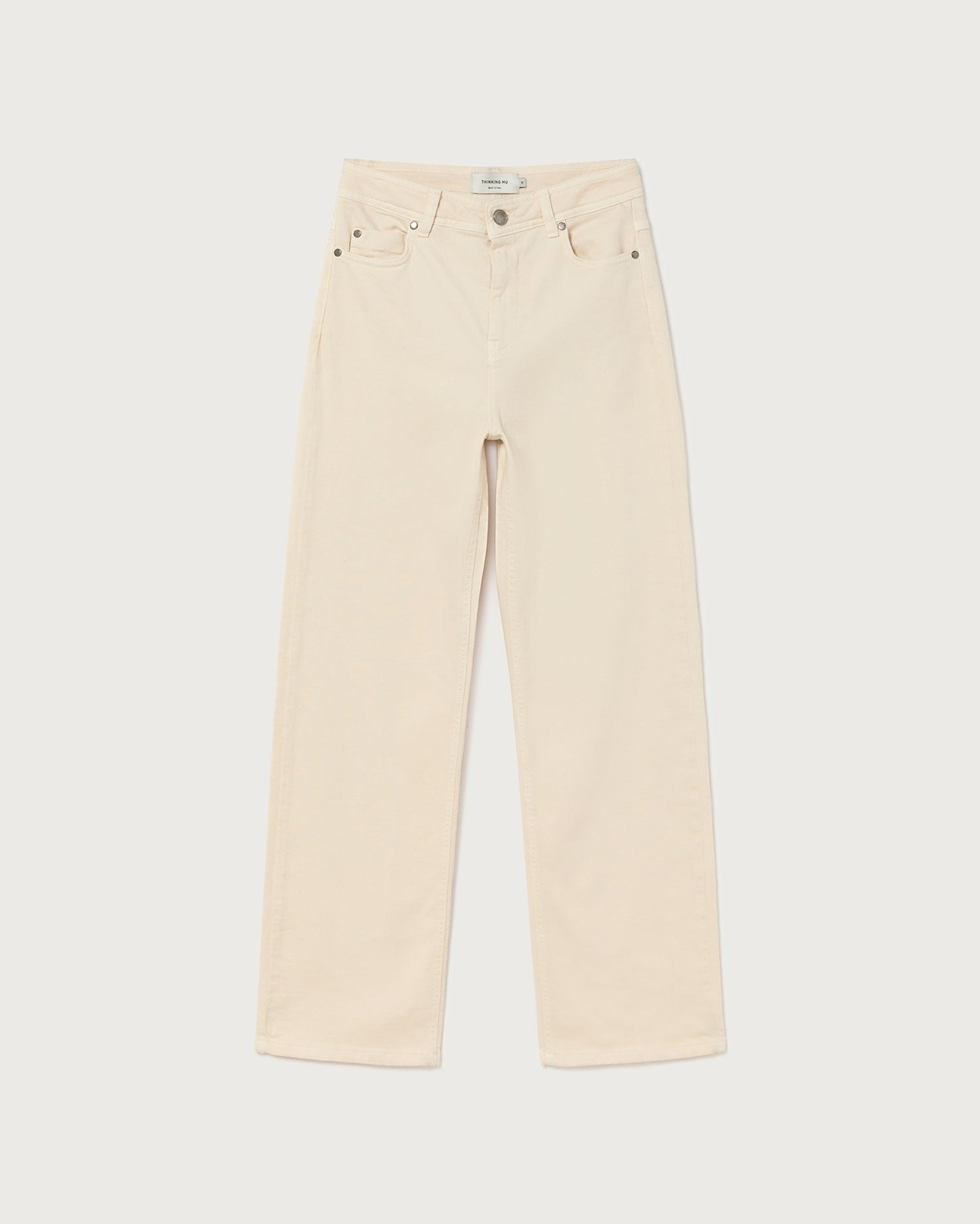 Pantalón crudo Theresa sostenible  - silueta 1