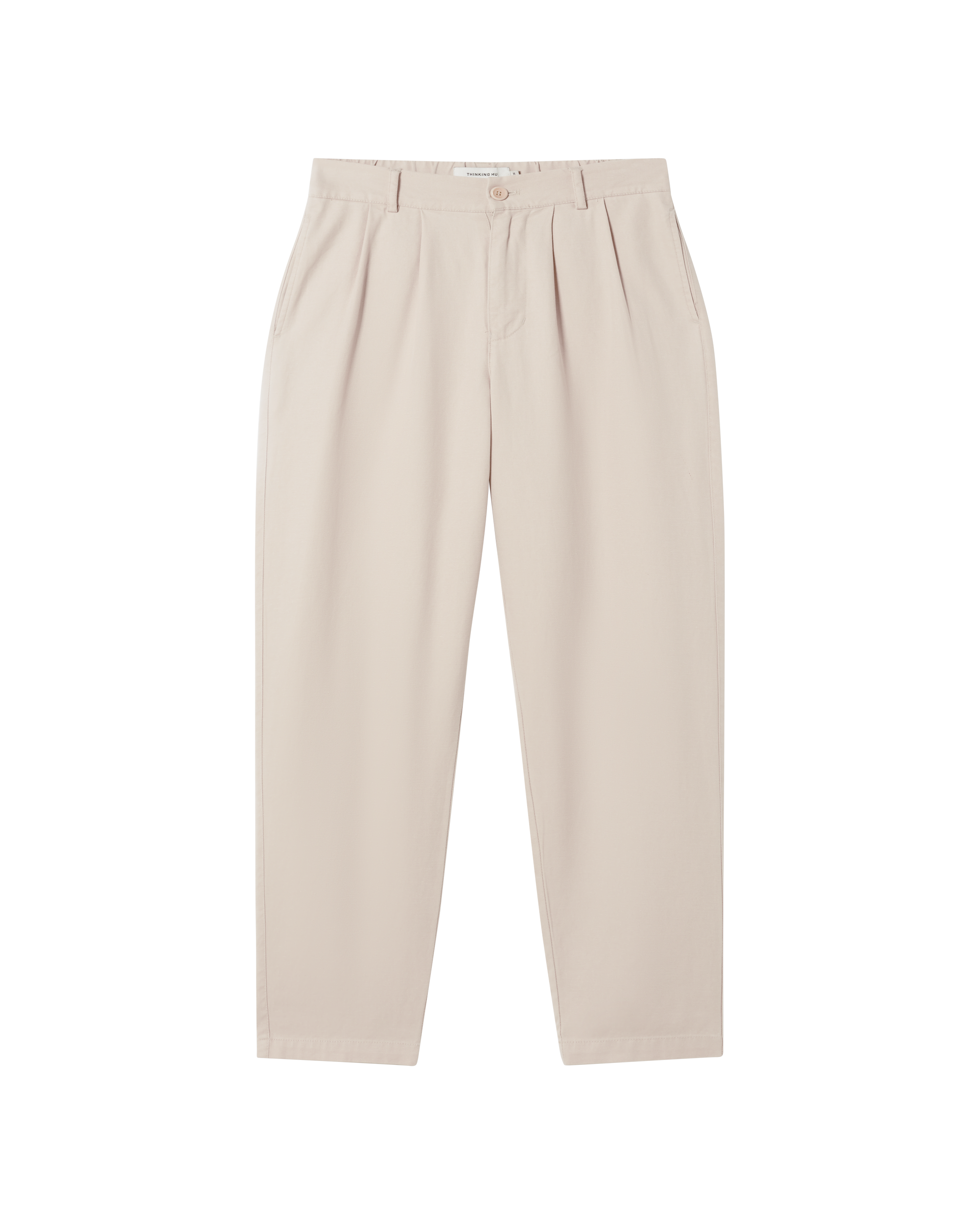 Raw hemp Rina sustainable trousers - silhouette 3