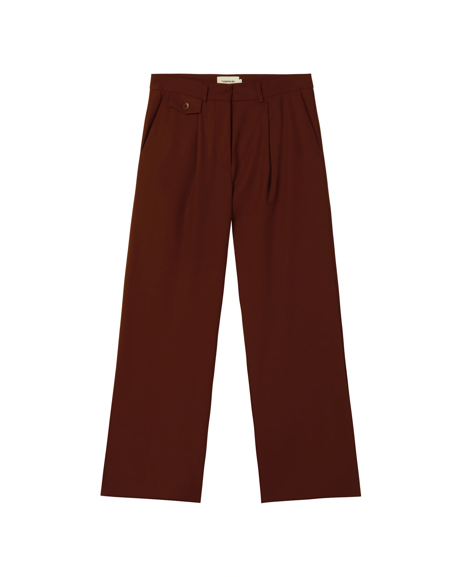 Pat sostenible brown pants - silueta 1