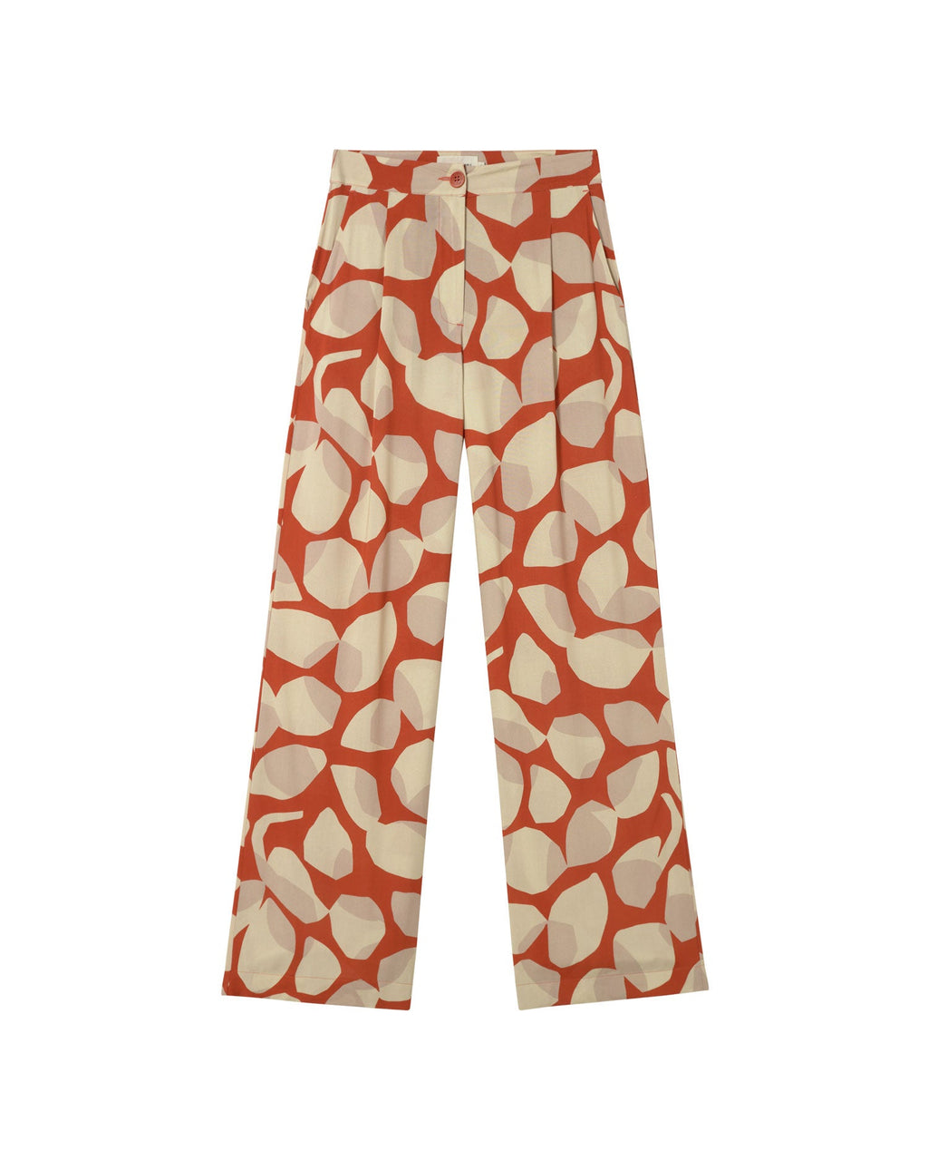 Pantalón multicolor hoja luz Manolita sostenible - silueta 3