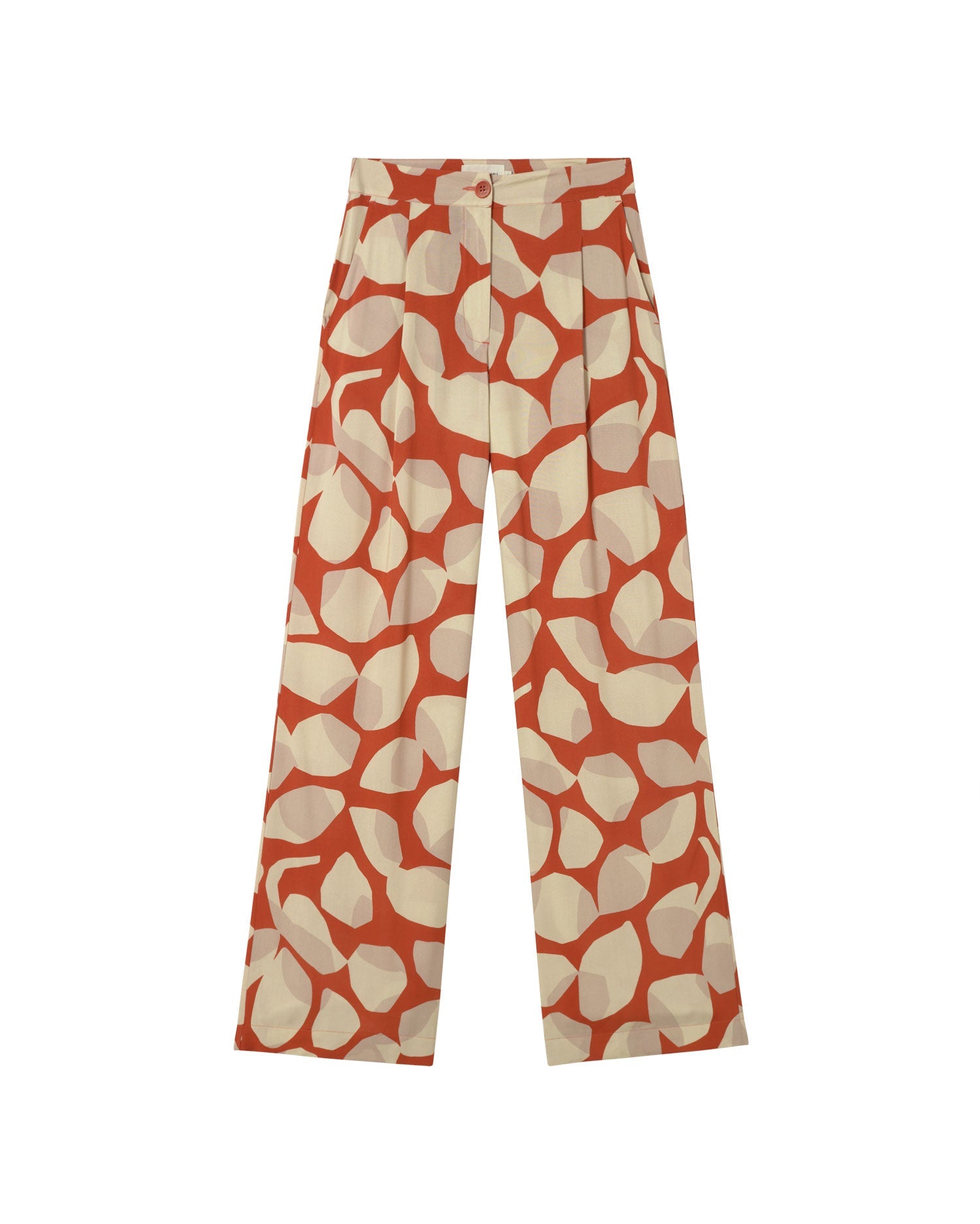 Pantalón multicolor hoja luz Manolita sostenible - silueta 3