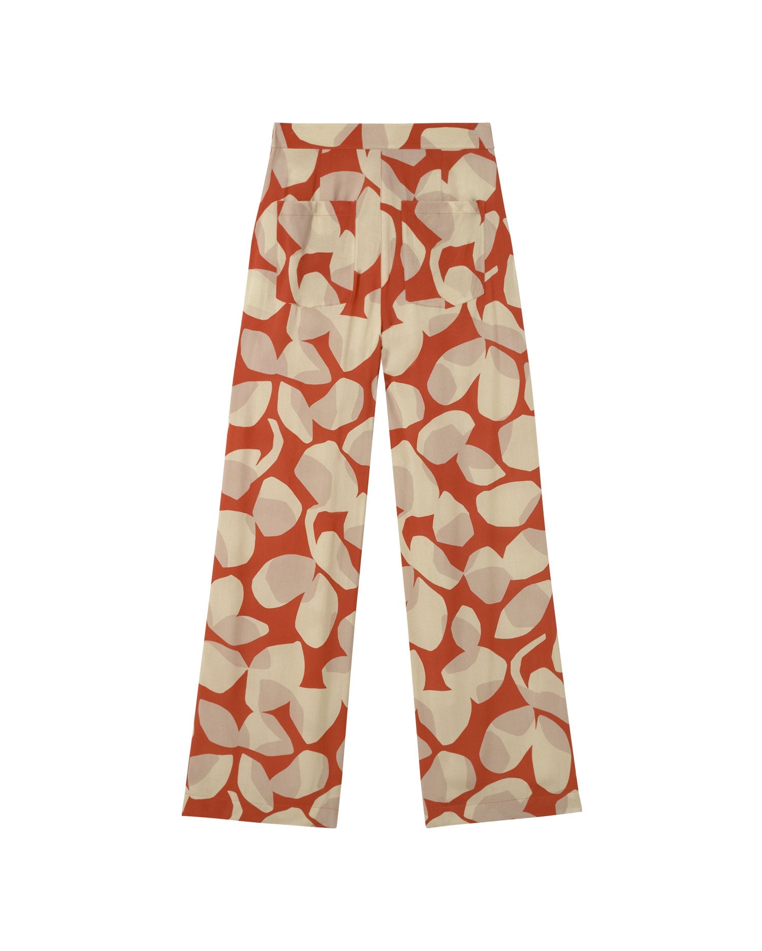 Pantalón multicolor hoja luz Manolita sostenible - silueta 1