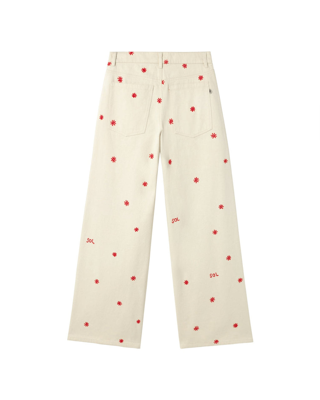 Pantalón crudo sol cadena Hedda sostenible - silueta 3