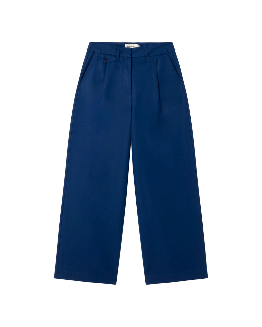 Pantalón cáñamo azul Pat sostenible - silueta 1
