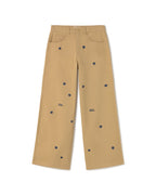Beige sol chain pants Hedda sostenible - silueta 1