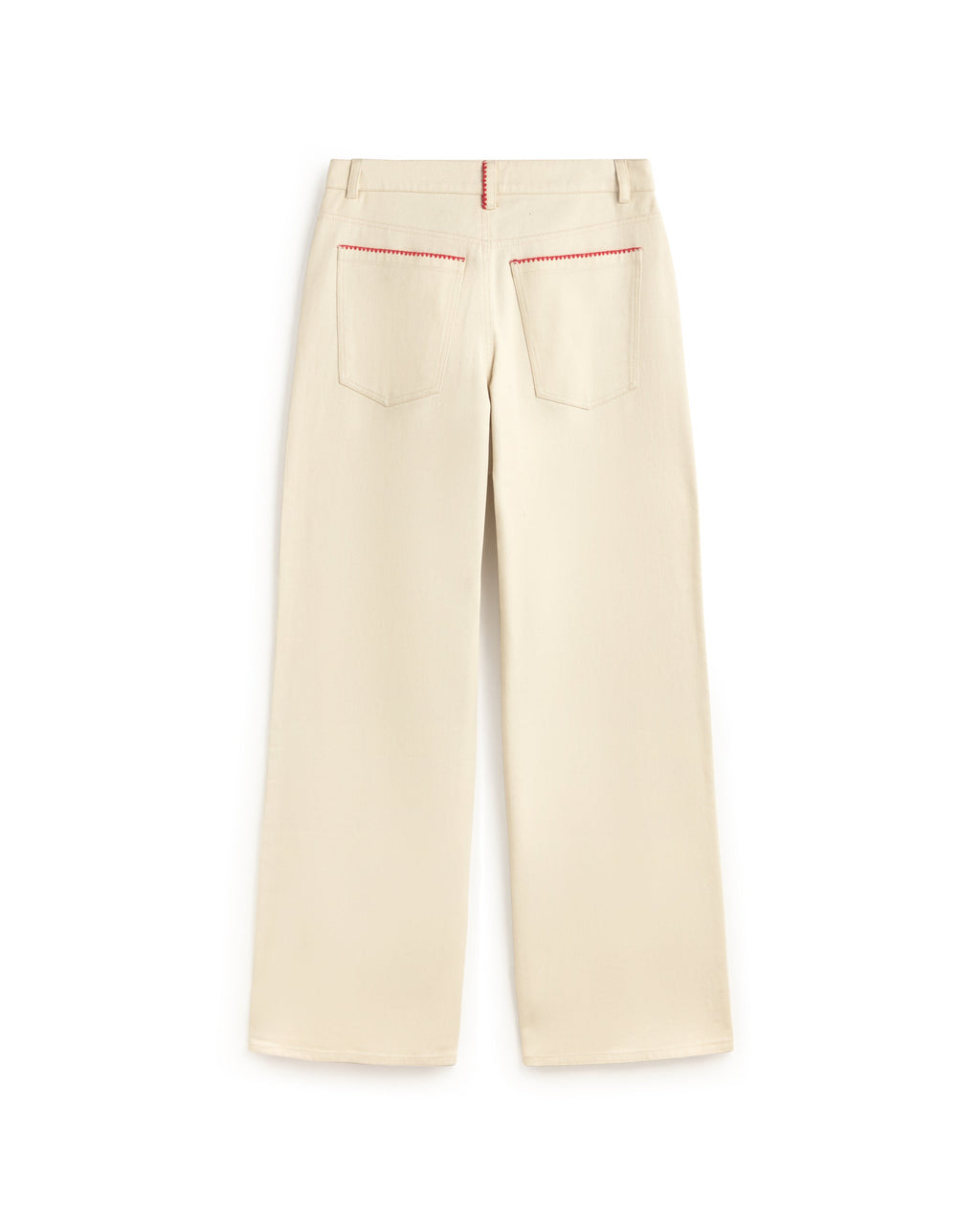 Trousers wide leg bordado a mano Hedda sostenible silueta - 3