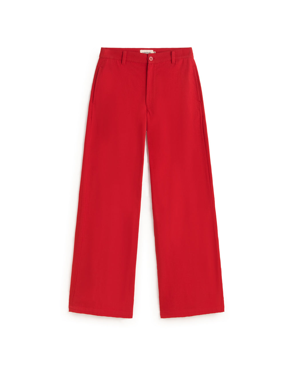 Karina High-Waisted Trousers - Red