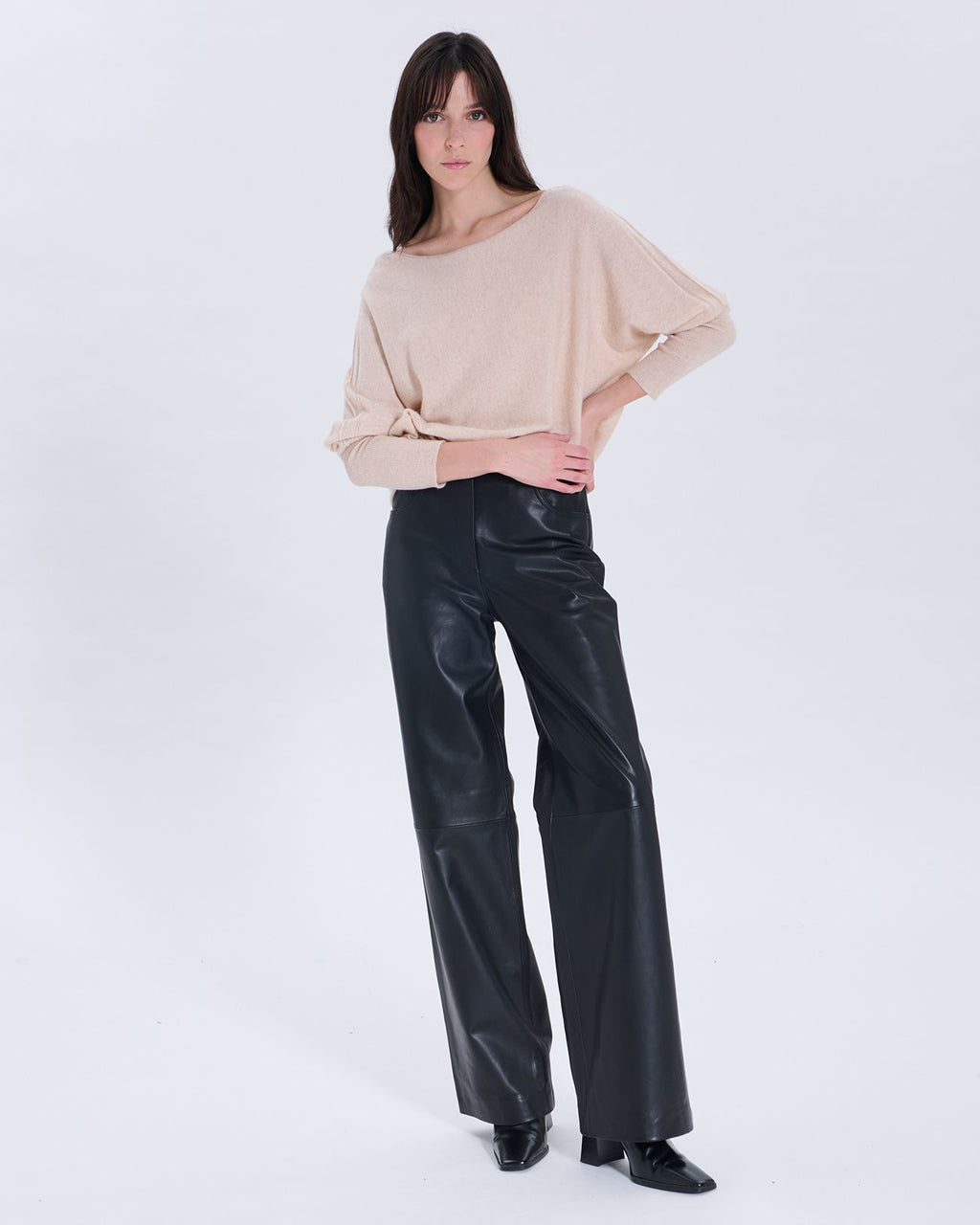 Pull Penseeboat beige chine_1