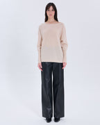 Pull Penseeboat beige chine_4