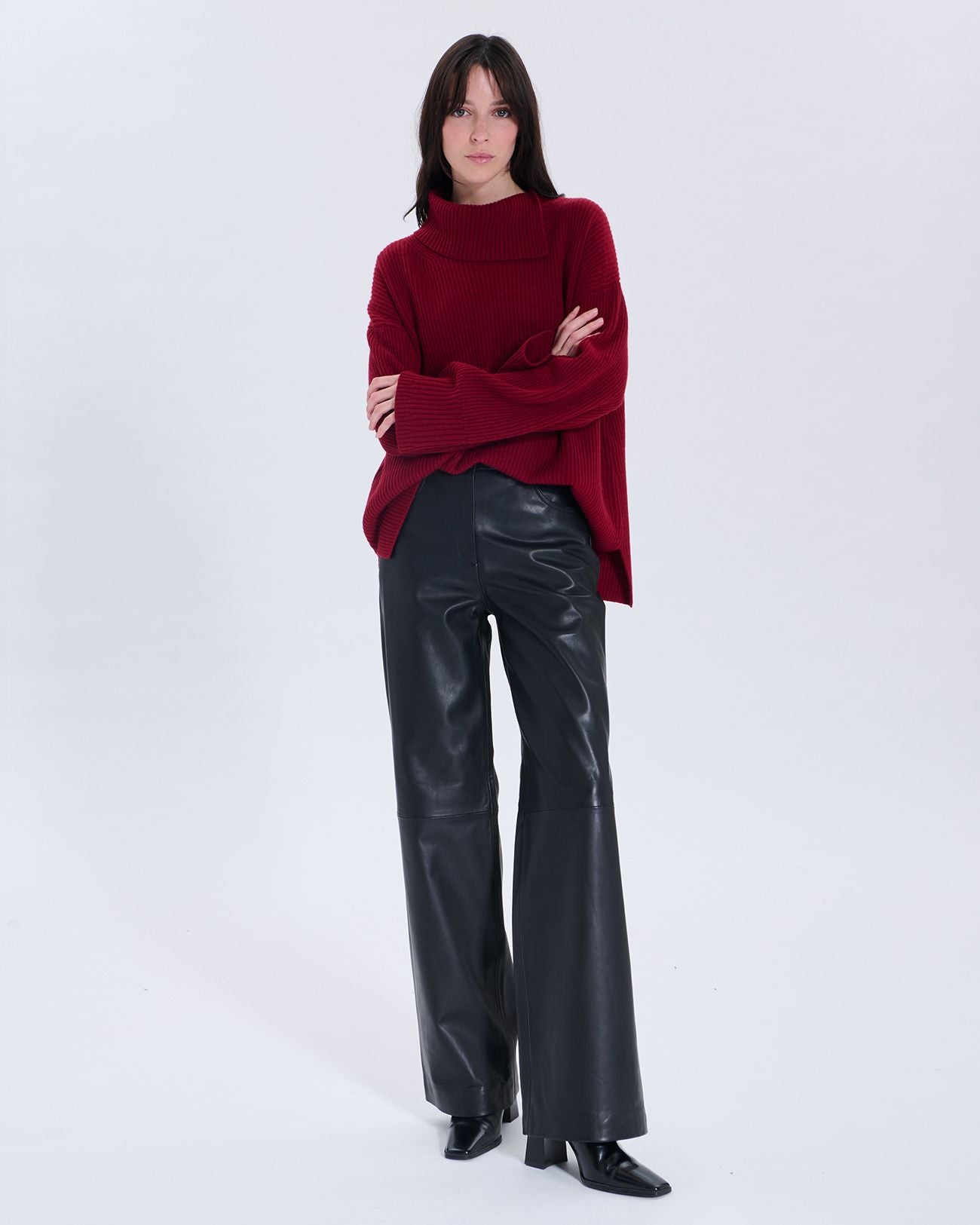 Peru carmine sweater_1