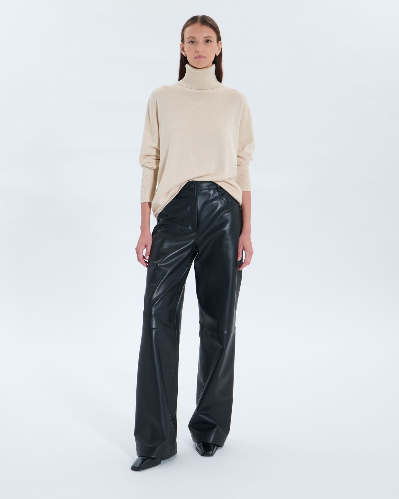 Prunao beige chine sweater_1