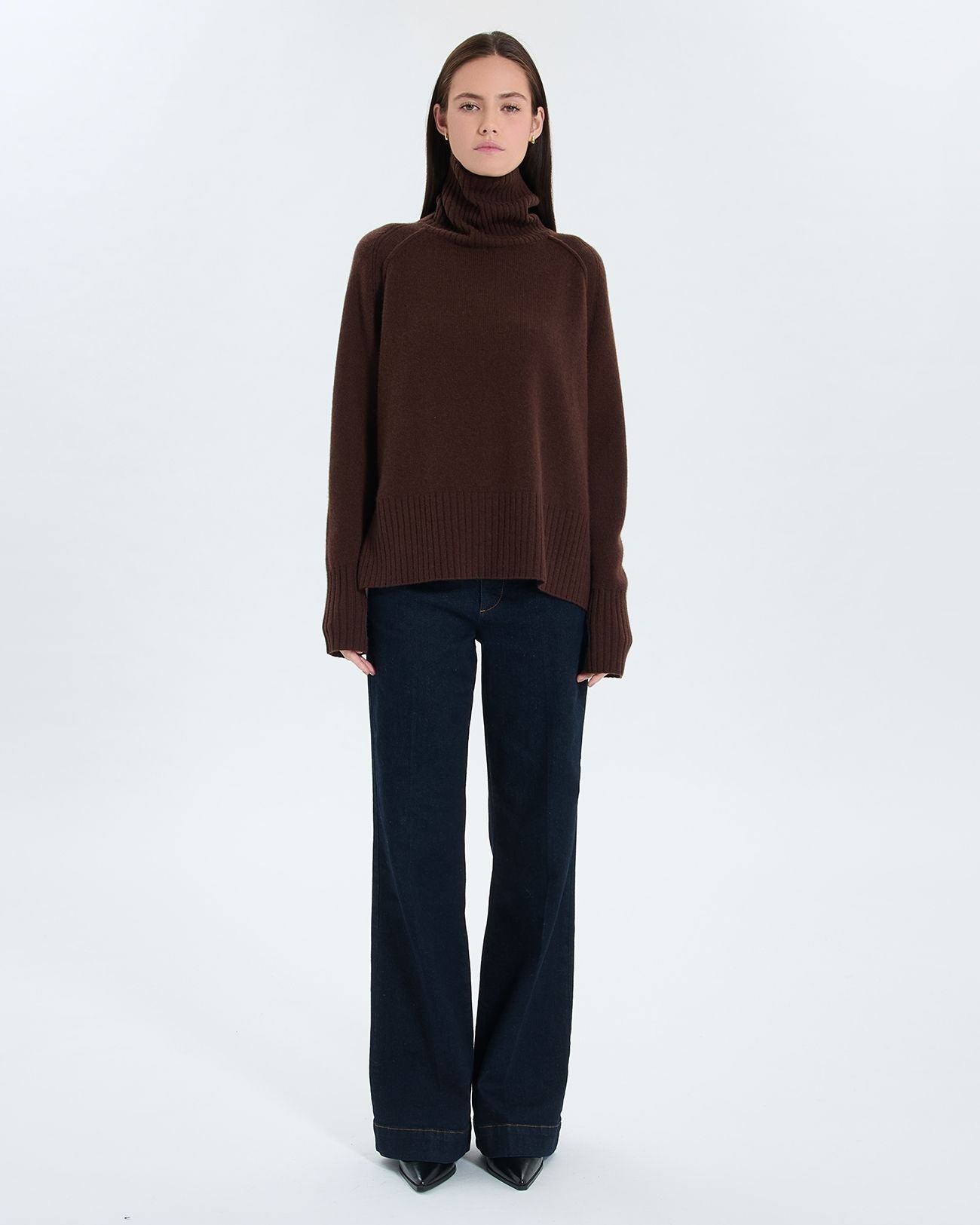 Pull Nefeli chocolat en cachemire_3