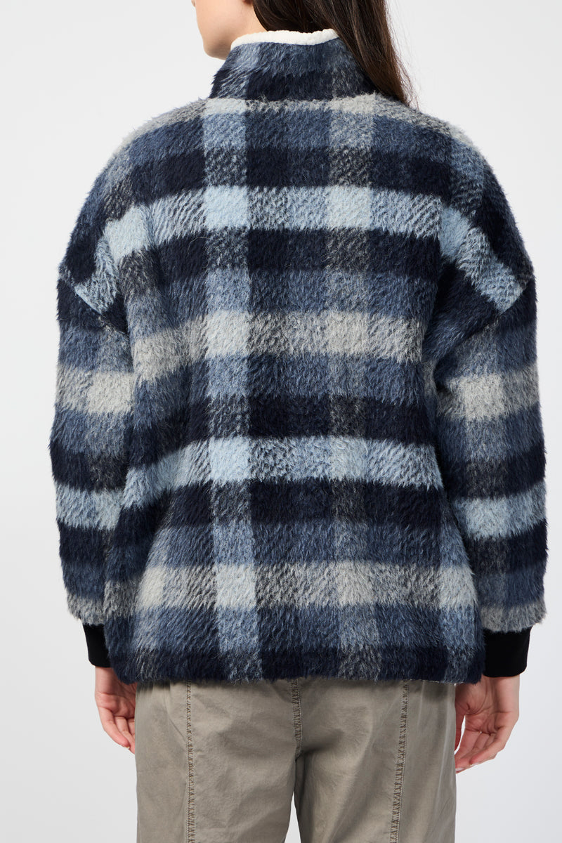 Chaqueta de cuadros con forro de sherpa - Breeze Plaid - Mujer