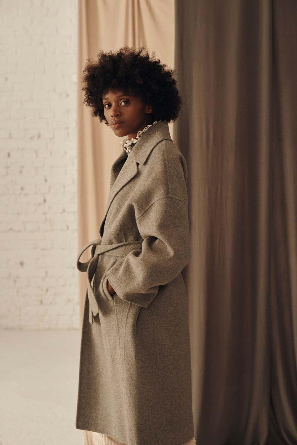 Manteau Sullyne - Gris Mélangé - Femme