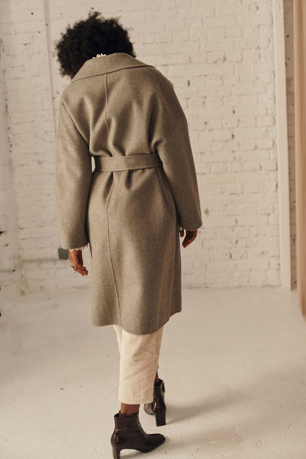 Manteau Sullyne - Gris Mélangé - Femme