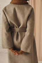 Manteau Sullyne - Gris Mélangé - Femme