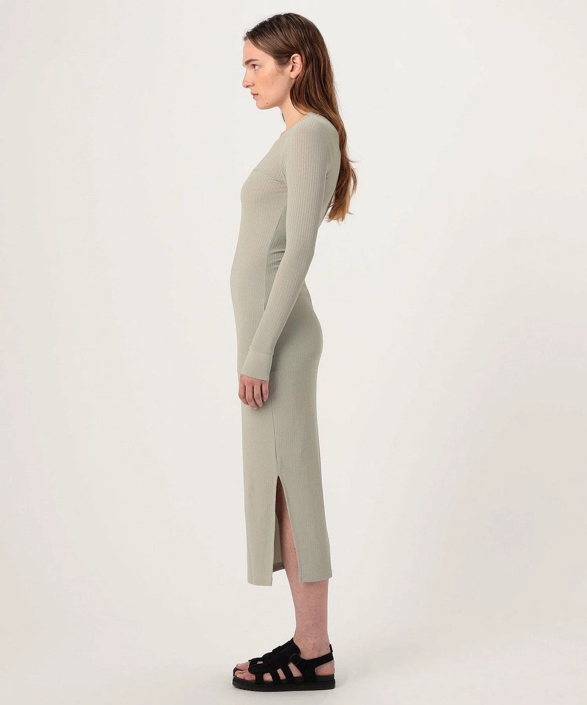Robe Côtelée Col V - Silt - Femme