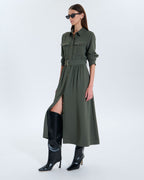 Vestido caqui Riyado_1