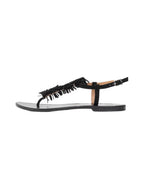 White Sun - Sandales Hydatina - Black Goat Suede - Black