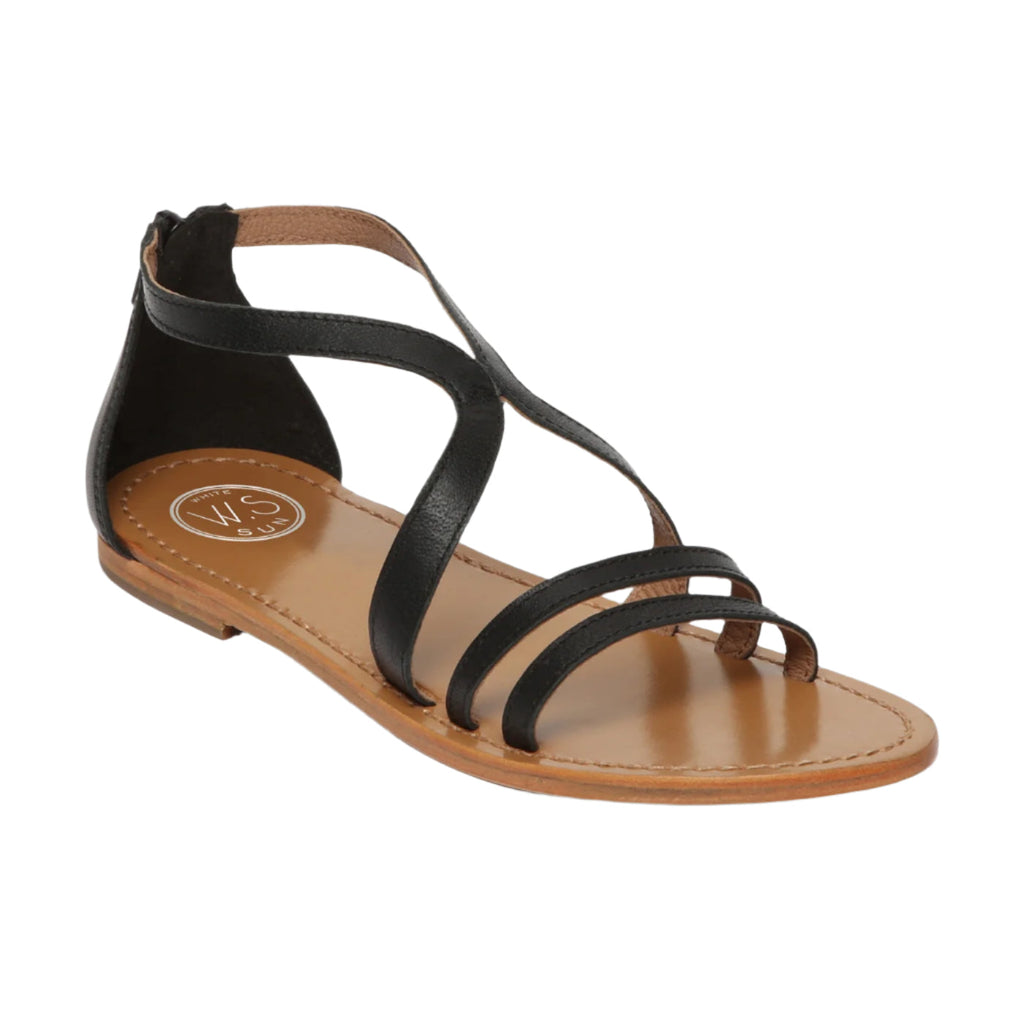White Sun - Sandales Felderi - Goat Black - Noir