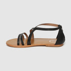 White Sun - Sandales Felderi - Goat Black - Noir