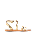 White Sun - LesiaDark Gold Sandals