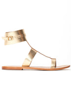 White Sun - Sandales Barcari - Buff Dark Gold - Dark Gold