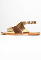 White Sun - Sandales Feijoa - Buff Dark Gold - Dark Gold