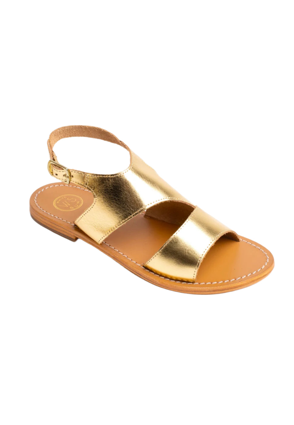 White Sun - Sandales Feijoa - Buff Dark Gold - Dark Gold