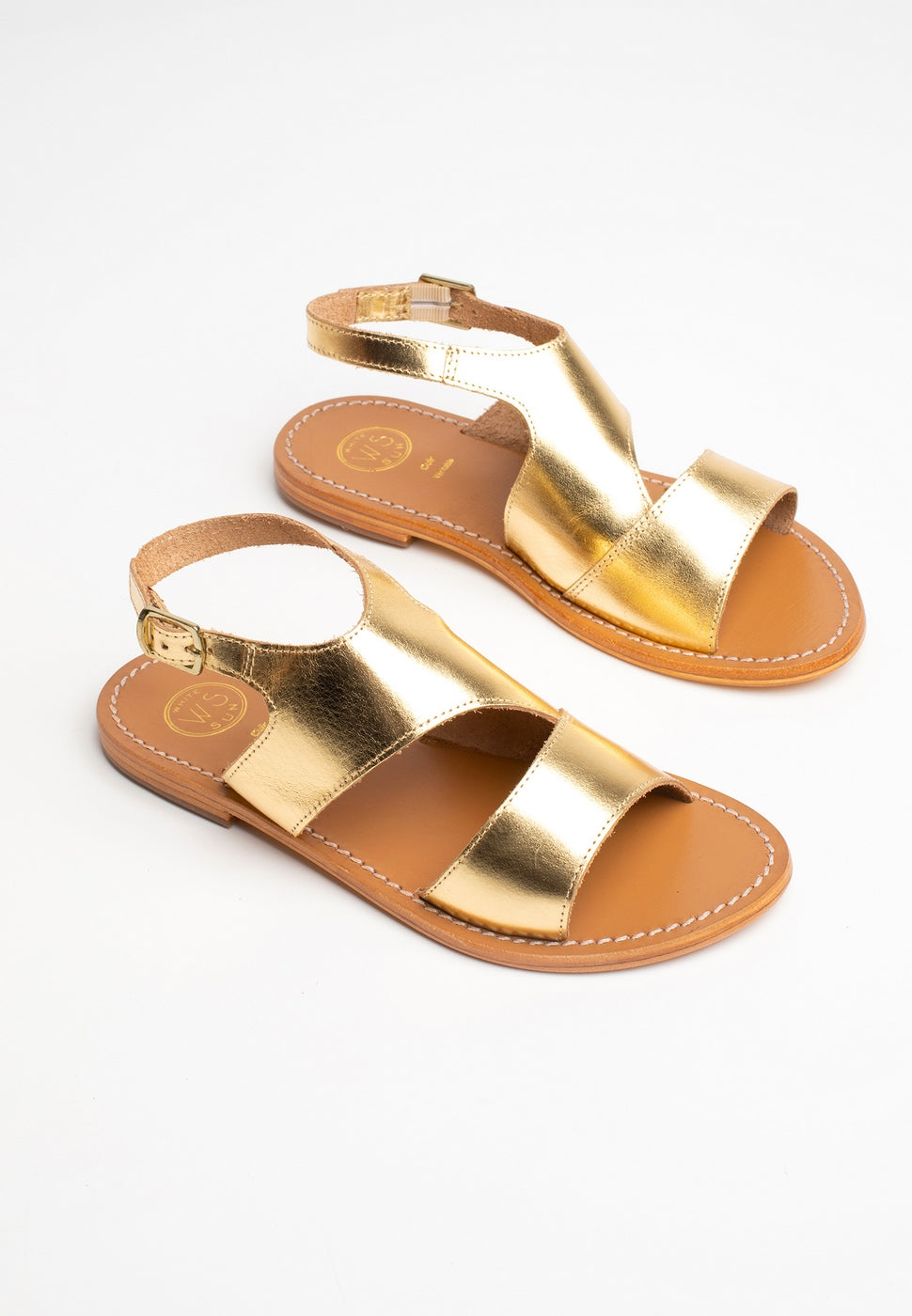 White Sun - Sandales Feijoa - Buff Dark Gold - Dark Gold