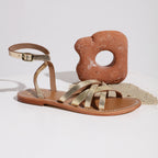 White Sun - Sandalias Montgomery - Dark Gold Buff - Dark Gold