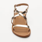 White Sun - Sandalias Recife - Gold Goat Leather - Gold