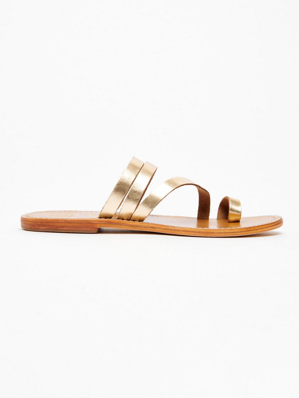 Mules Viagem - Dark Gold Buff - Doré