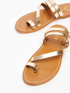 Mules Viagem - Dark Gold Buff - Doré