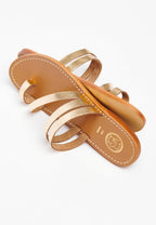 Mules Viagem - Dark Gold Buff - Doré