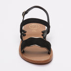 Sandalias Bacis - Negro y Dorado