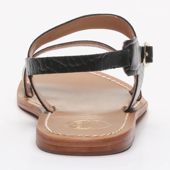Sandales Sawan - Black Croco