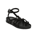 White Sun - Ava Sandals - Black Goat Suede - Black
