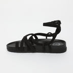 White Sun - Ava Sandals - Black Goat Suede - Black