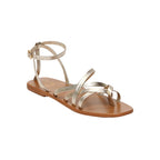 White Sun - Sandales Amelia - Platinium Metallic Nappa - Platinium
