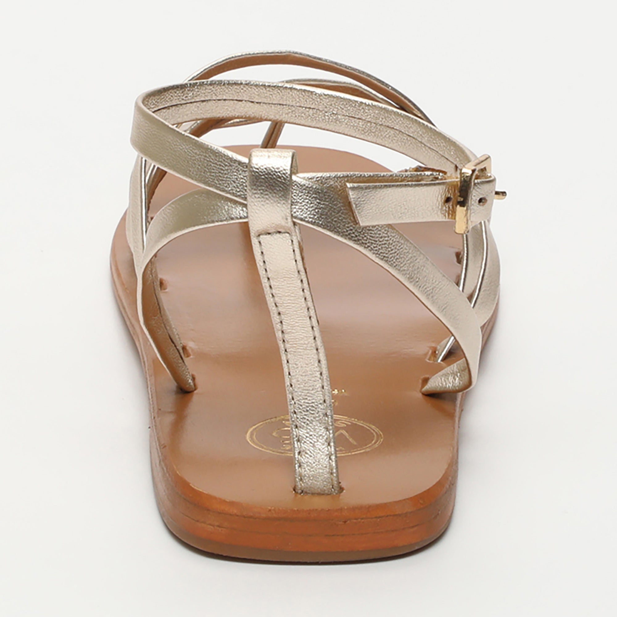White Sun - Sandales Amelia - Platinium Metallic Nappa - Platinium