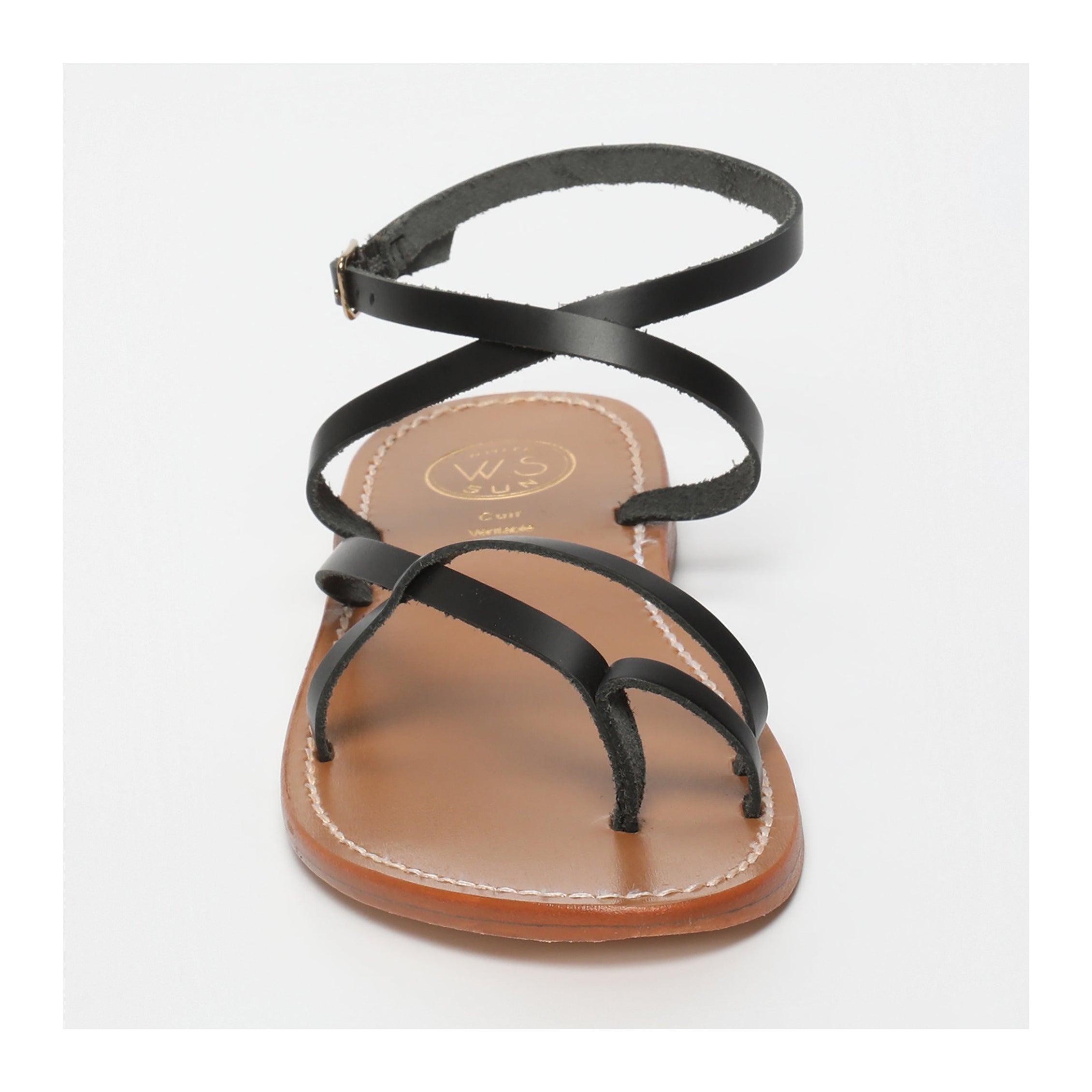 White Sun - Sandalias Luna - Negro Buff - Negro